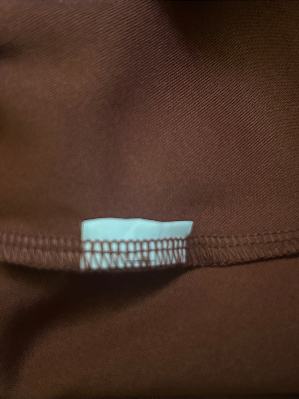 MELLODAY Rust Peplum Top - Picture 9 of 9